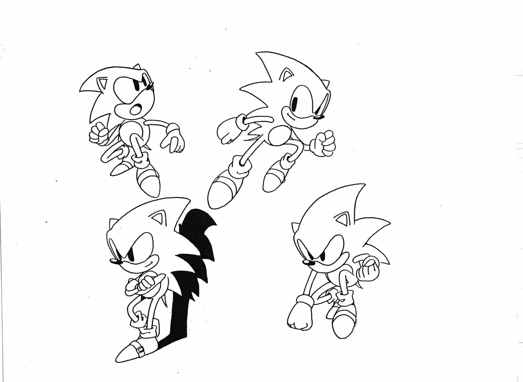 Unseen Sonic the Hedgehog 2 Art by Yasushi Yamaguchi Comes To Light - Sonic  Retro