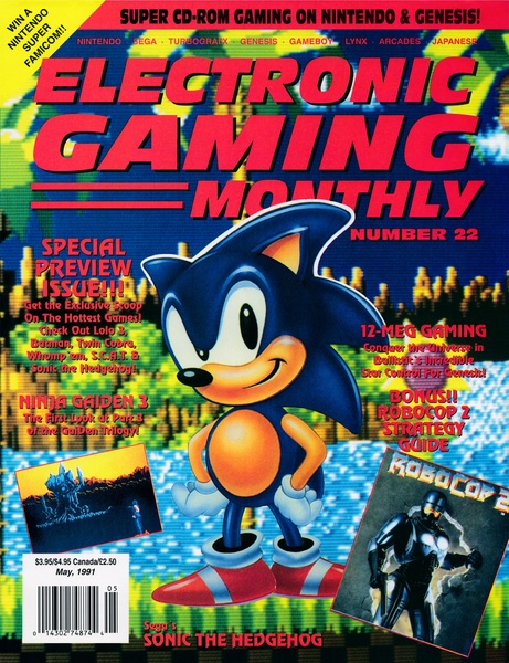 1991 Sonic The Hedgehog Sega Genesis Vintage Print Ad/Poster
