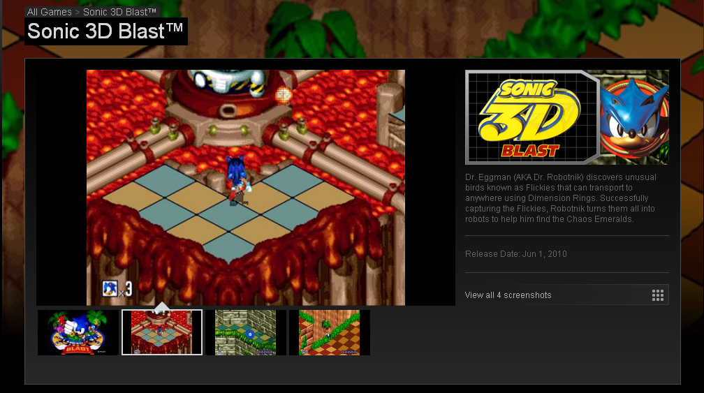 Sonic 3D Blast (PC)