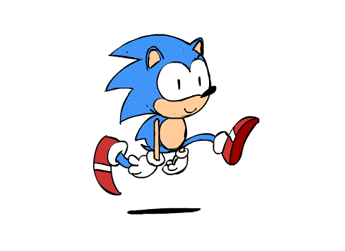 Sonic Running Meme Gif