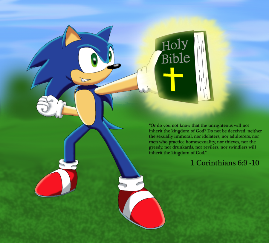 Presented Without Commentary Christian Sonic Fanart Sonic Retro