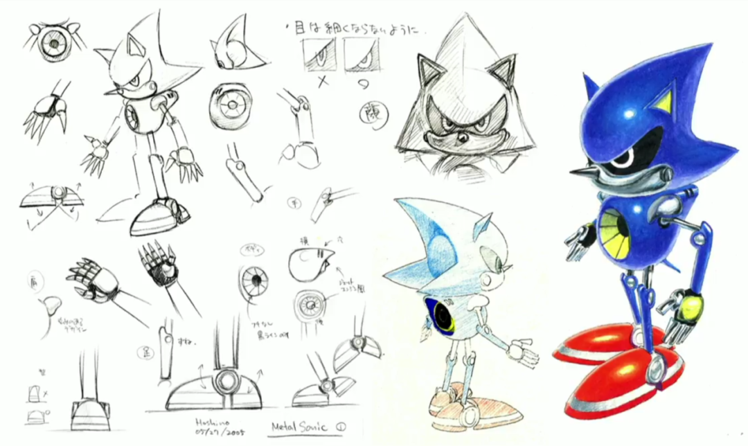 Never Before Seen Concept Art Of Sonic Characters Shown - Sonic Retro