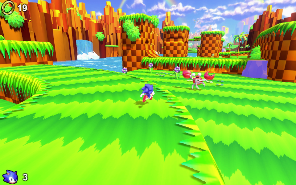 retro sonic 3d fan game