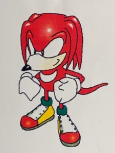 knuckles the echidna as a girl